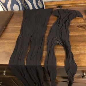 Thick Black panty hose